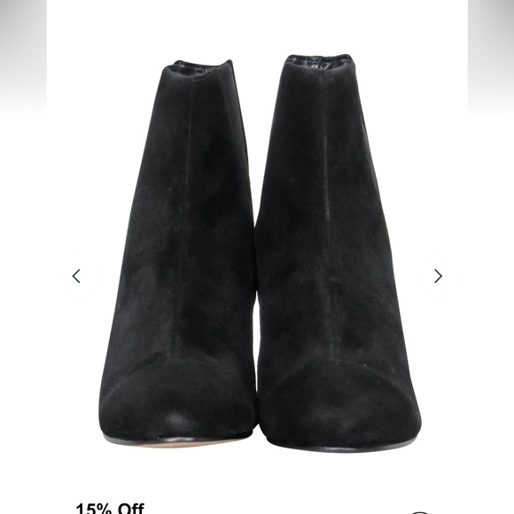 NIB Rebecca Minkoff Izette Booties in Black Oiled Suede Size 9 - Picture 11 of 15